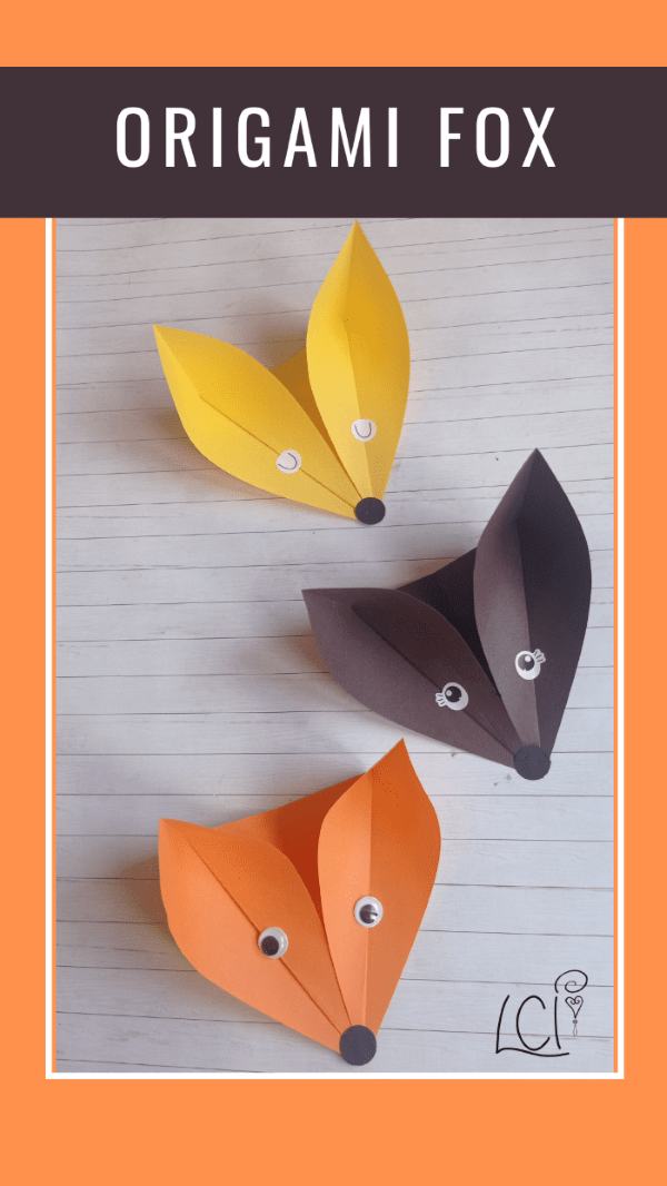volpe origami fox DIY