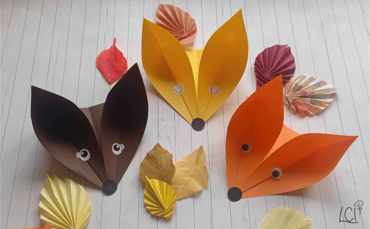 volpe origami fox DIY